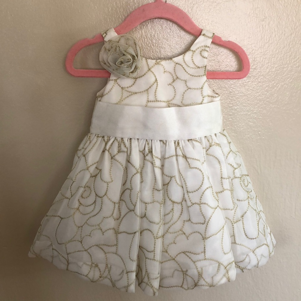 Girls formal white dress